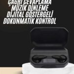 Kulak İçi Bluetooth Kulaklık Rgb Işıklı Çift Mikrofonlu iOS/Android Uyumlu BT 5.2