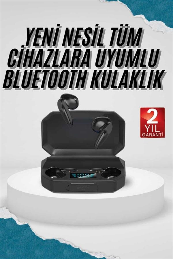 Kulak İçi Bluetooth Kulaklık Rgb Işıklı Çift Mikrofonlu iOS/Android Uyumlu BT 5.2 2 Kulak İçi Bluetooth Kulaklık Rgb Işıklı Çift Mikrofonlu iOS/Android Uyumlu BT 5.2 - Görsel 2