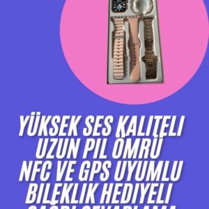 Haydiburaya 15 Genç Kızlara Özel Akıllı Saat 41 mm Çağrı Cevaplayabilen NFC ve GPS Uyumlu