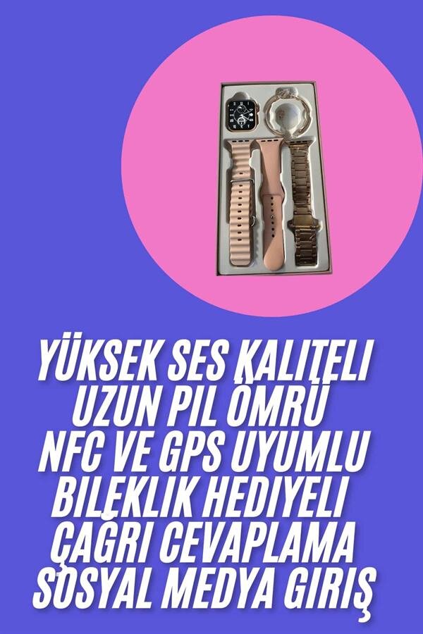 Genç Kızlara Özel Akıllı Saat 41 mm Çağrı Cevaplayabilen NFC ve GPS Uyumlu 1 Genç Kızlara Özel Akıllı Saat 41 mm Çağrı Cevaplayabilen NFC ve GPS Uyumlu