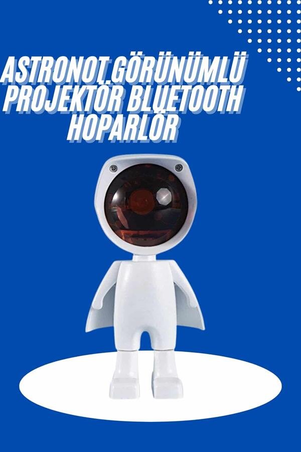 Astronot Işık Projektörü Gökkuşağı Projeksiyon Gece Lambası Hediyelik 2 Astronot Işık Projektörü Gökkuşağı Projeksiyon Gece Lambası Hediyelik - Görsel 2