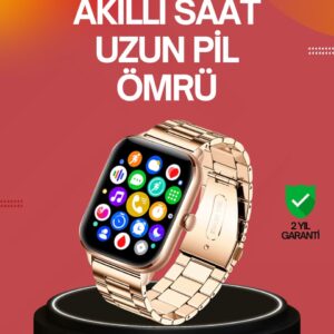 41 mm Kavisli Kasa Akıllı Saat IOS ve Android Uyumlu