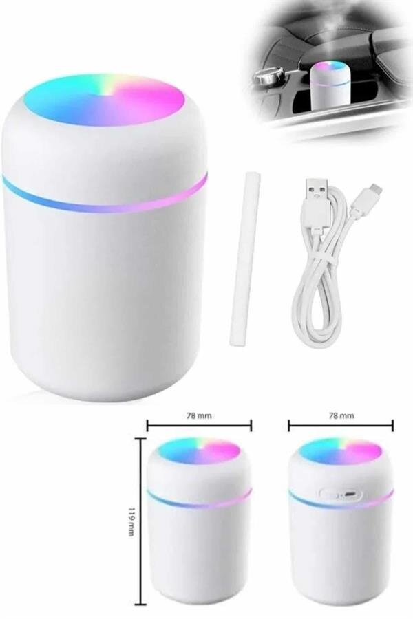 Hava Nemlendirici Buhar Makinesi Led Işıklı USB Dekoratif Nemlendirici 1 Hava Nemlendirici Buhar Makinesi Led Işıklı USB Dekoratif Nemlendirici