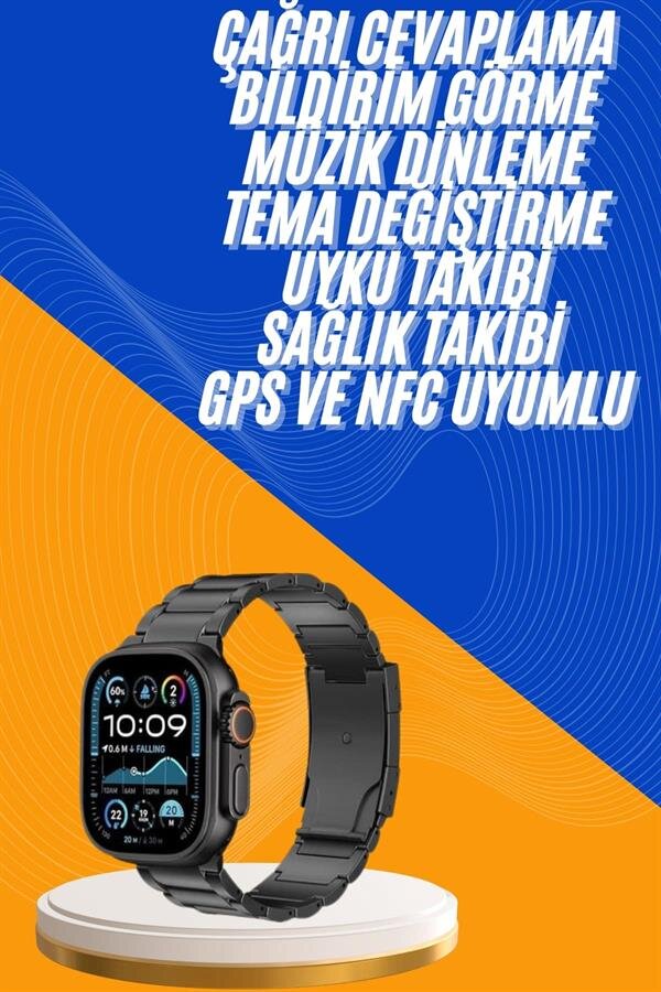 Akıllı Saat 3 Kordonlu Waterproof Adımsayar, Titreşim ve GPS Özelliği 1 Akıllı Saat 3 Kordonlu Waterproof Adımsayar, Titreşim ve GPS Özelliği