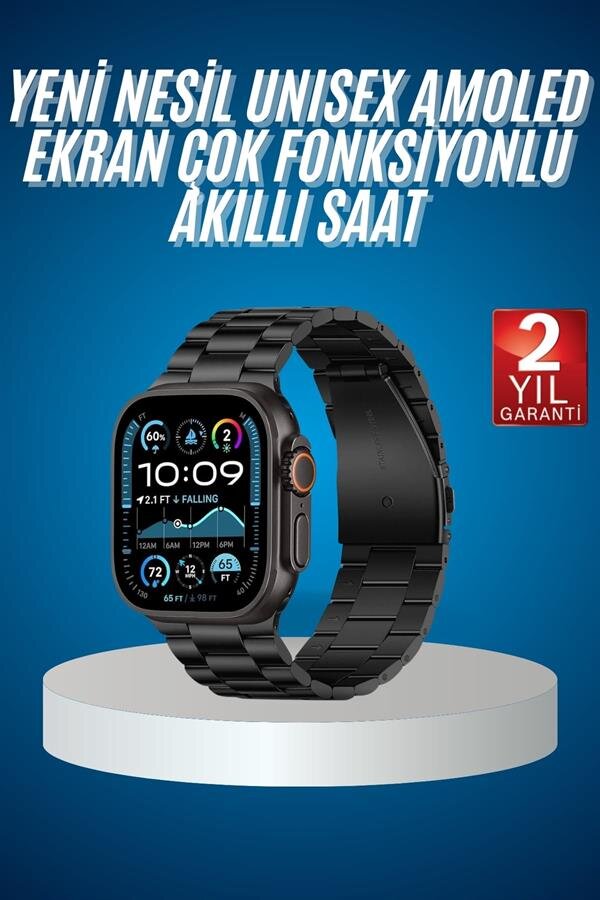 Akıllı Saat 3 Kordonlu Waterproof Adımsayar, Titreşim ve GPS Özelliği 2 Akıllı Saat 3 Kordonlu Waterproof Adımsayar, Titreşim ve GPS Özelliği - Görsel 2