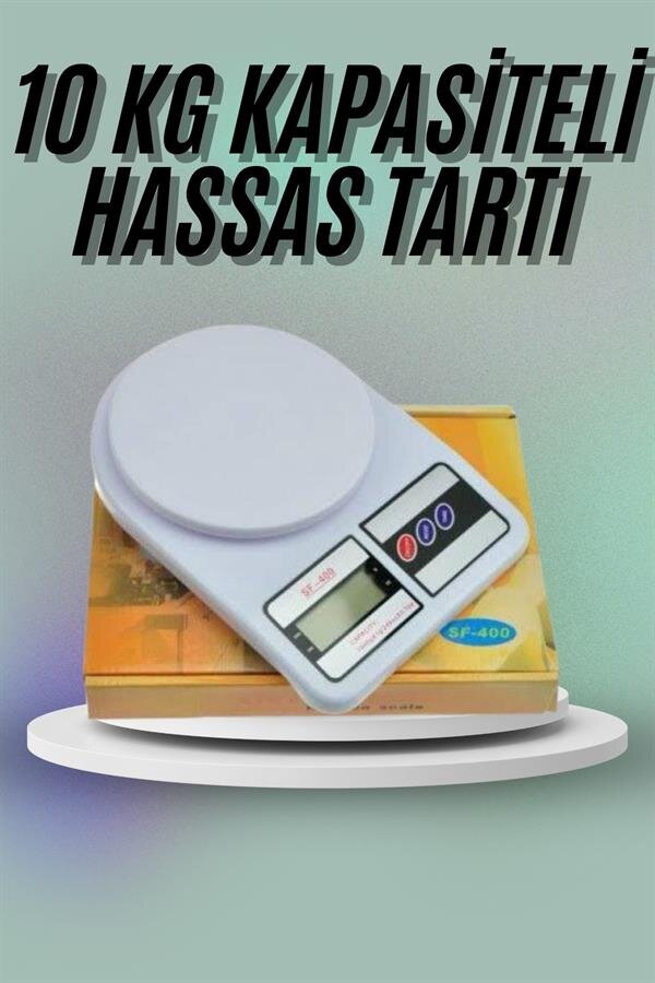 Mutfak Tartısı Dijital Göstergeli Hassas Tartı 10 Kg Kapasiteli 2 Mutfak Tartısı Dijital Göstergeli Hassas Tartı 10 Kg Kapasiteli - Görsel 2