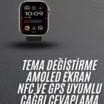 Akıllı saat 2.02 inch Nabız Ölçer Arama Konuşma Müzik Dinleme