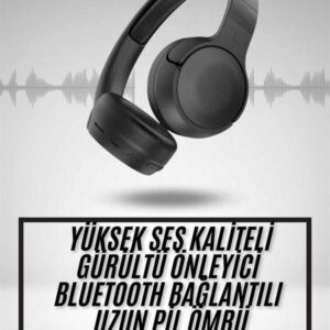 Haydiburaya 12 Yeni Nesil Kulak Üstü Bluetooth Kulaklık Type-C Girişli Yüksek Ses Kaliteli