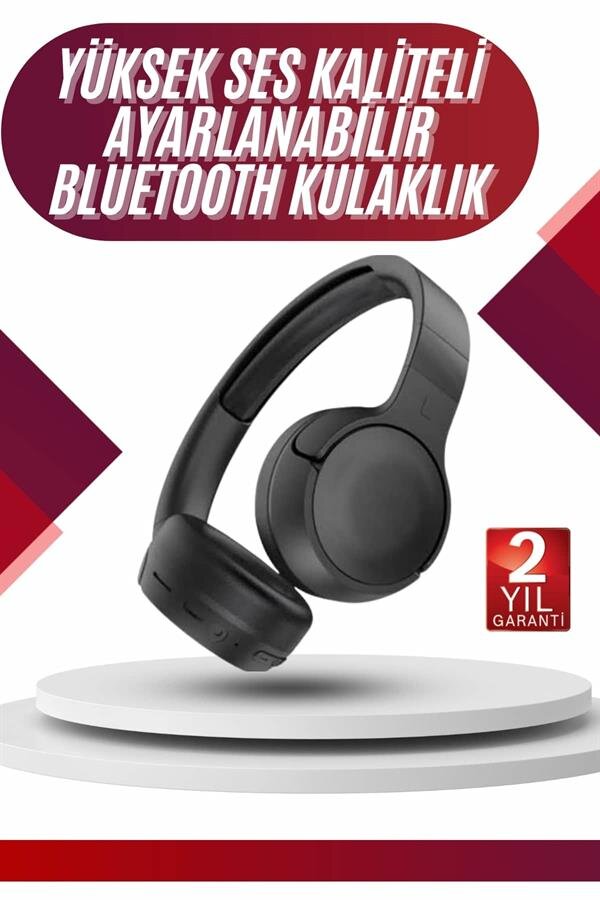 Yeni Nesil Kulak Üstü Bluetooth Kulaklık Type-C Girişli Yüksek Ses Kaliteli 2 Yeni Nesil Kulak Üstü Bluetooth Kulaklık Type-C Girişli Yüksek Ses Kaliteli - Görsel 2