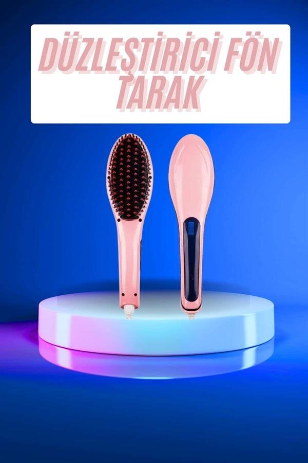 Saç Düzleştirici Tarak Dijital Göstergeli Seramik Kaplama Sıkı Dişli 2 Saç Düzleştirici Tarak Dijital Göstergeli Seramik Kaplama Sıkı Dişli - Görsel 2