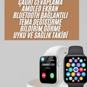 1.83 İnç Akıllı Saat Android ve İOS Uyumlu Çağrı Cevaplayabilen Adımsayar GPS Takibi