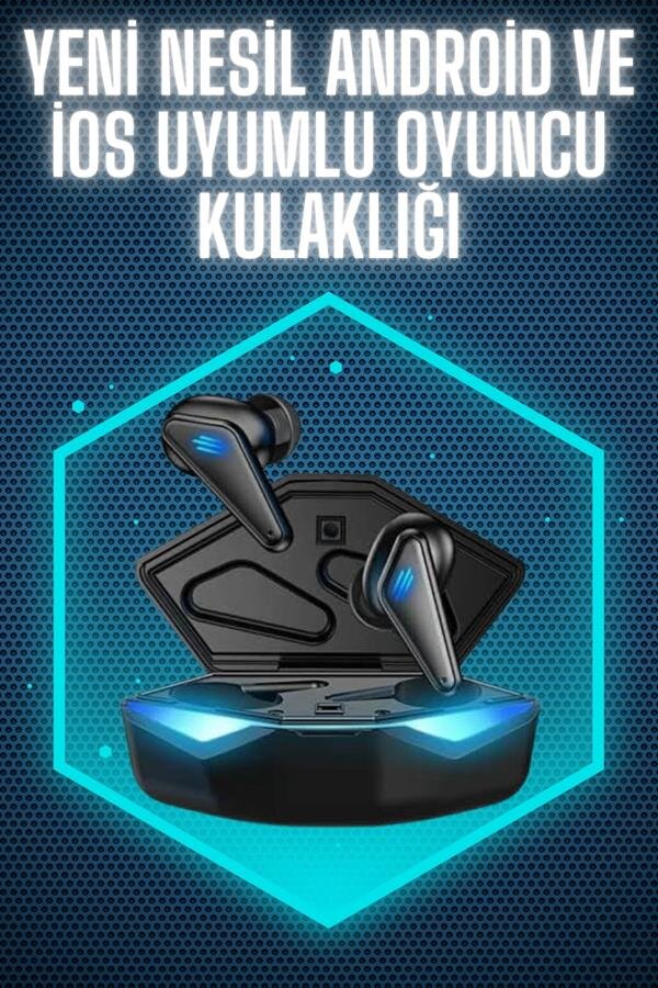 Wireless Gaming Kulaklık Mikrofonlu Bluetooth Oyuncu Kulaklığı 2 Wireless Gaming Kulaklık Mikrofonlu Bluetooth Oyuncu Kulaklığı - Görsel 2