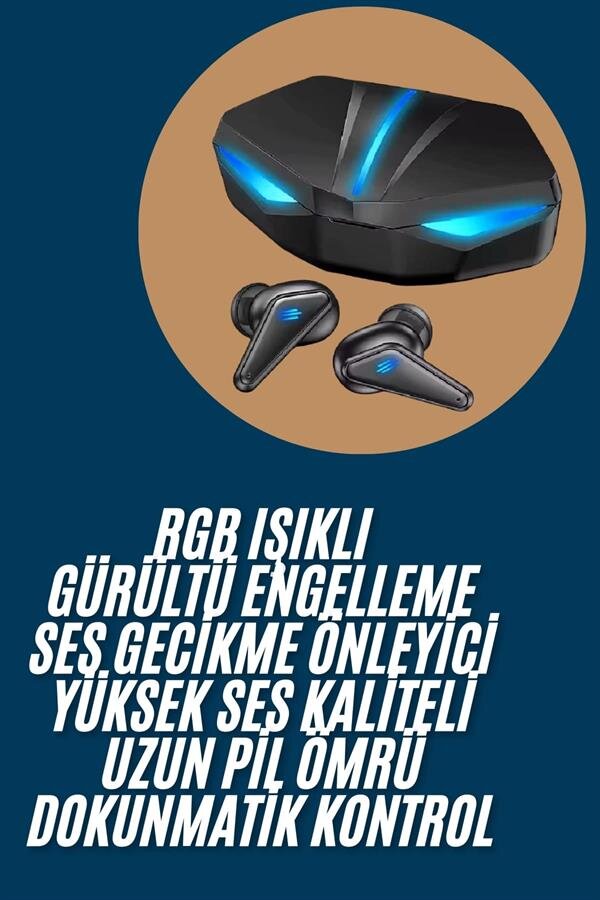 Wireless Gaming Kulaklık Mikrofonlu Bluetooth Oyuncu Kulaklığı 1 Wireless Gaming Kulaklık Mikrofonlu Bluetooth Oyuncu Kulaklığı