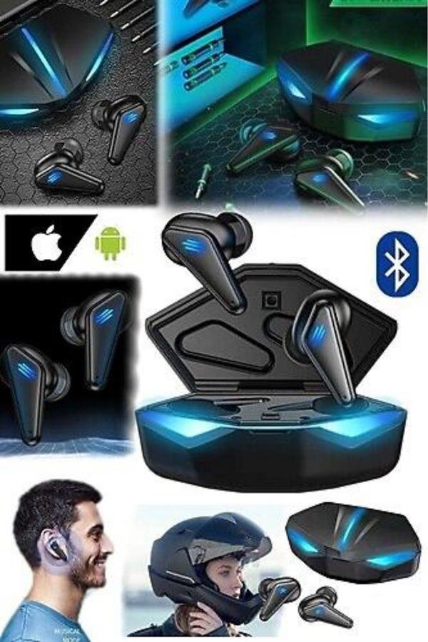 Wireless Gaming Kulaklık Mikrofonlu Bluetooth Oyuncu Kulaklığı 3 Wireless Gaming Kulaklık Mikrofonlu Bluetooth Oyuncu Kulaklığı - Görsel 3