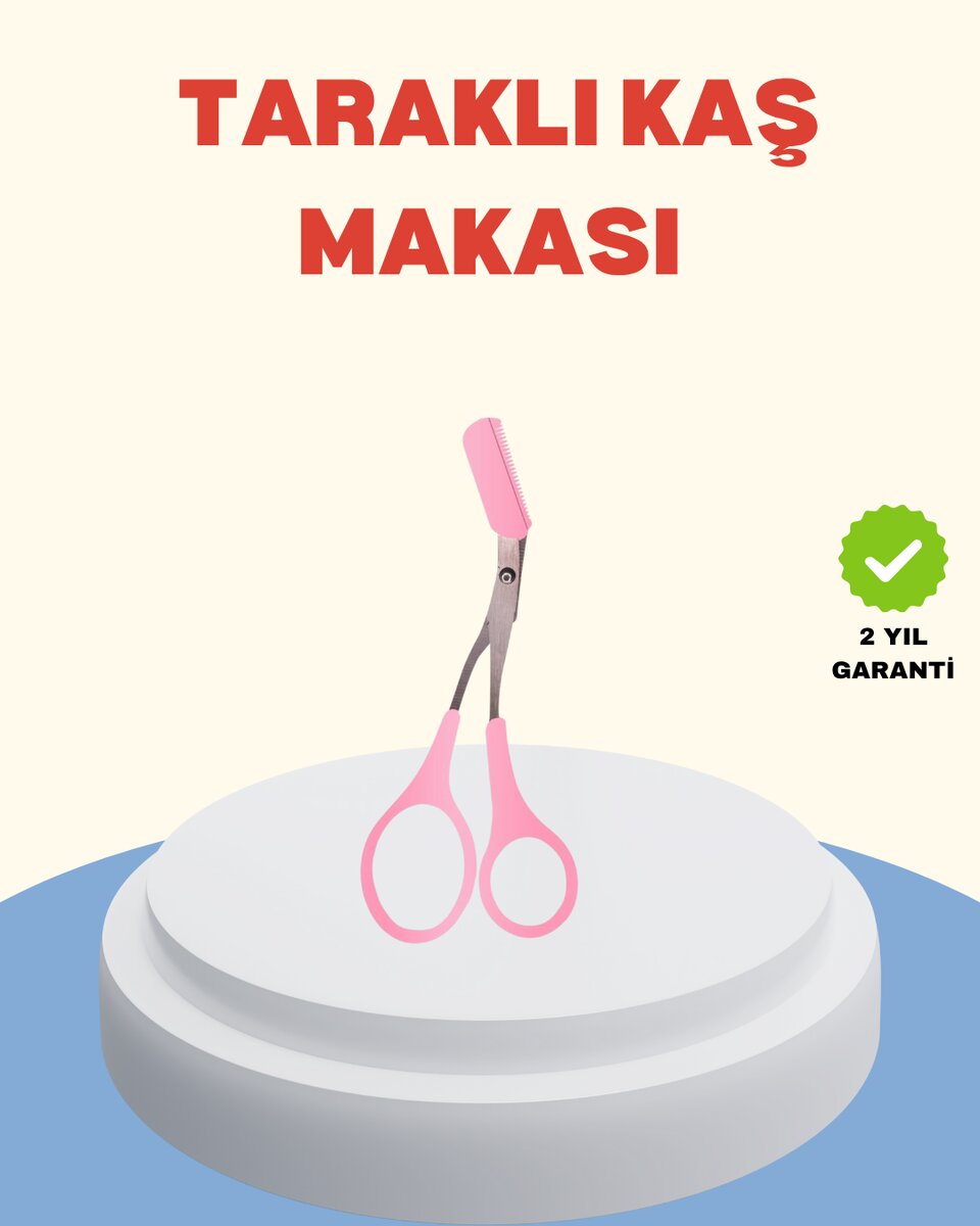Profesyonel Taraklı Kaş Makası – Evde ve Salon Kullanımına Uygun 1 Profesyonel Taraklı Kaş Makası – Evde ve Salon Kullanımına Uygun