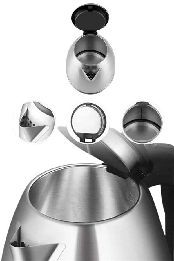 Çelik Su Isıtıcı Kettle Dayanıklı Paslanmaz Çelik Uzun Ömürlü 3 Çelik Su Isıtıcı Kettle Dayanıklı Paslanmaz Çelik Uzun Ömürlü - Görsel 3