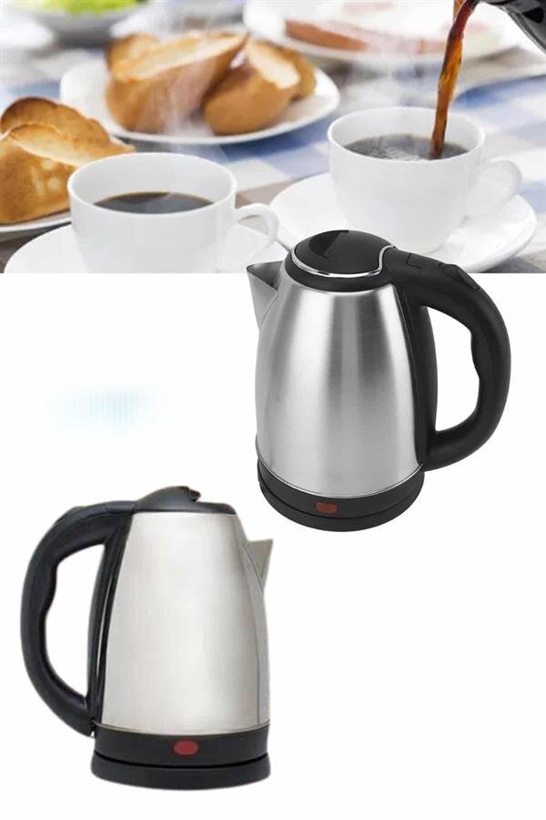 Çelik Su Isıtıcı Kettle Dayanıklı Paslanmaz Çelik Uzun Ömürlü 4 Çelik Su Isıtıcı Kettle Dayanıklı Paslanmaz Çelik Uzun Ömürlü - Görsel 4
