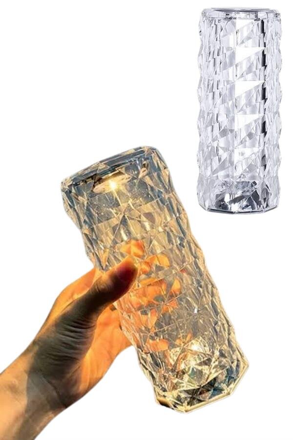 Kristal Lamba Masa Lambası Şarjlı Masa Lambası Dokunmatik Sensör Usb Şarjlı 1 Kristal Lamba Masa Lambası Şarjlı Masa Lambası Dokunmatik Sensör Usb Şarjlı