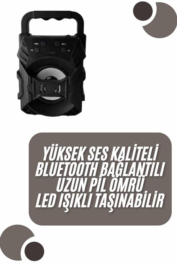 Kablosuz Bluetooth Hoparlör Ses Bombası RGB Işıklı Taşınabilir Yüksek Ses Kaliteli 1 Kablosuz Bluetooth Hoparlör Ses Bombası RGB Işıklı Taşınabilir Yüksek Ses Kaliteli
