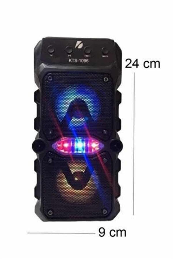 Bluetooth Hoparlör Yüksek Ses Kaliteli Büyük Boy Çift Çıkışlı Ses Bombası 4 Bluetooth Hoparlör Yüksek Ses Kaliteli Büyük Boy Çift Çıkışlı Ses Bombası - Görsel 4