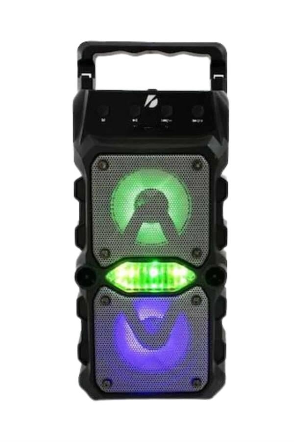 Taşınabilir Kablosuz Bluetooth Hoparlör Uzun Pil Ömrü Led Işıklı 1 Taşınabilir Kablosuz Bluetooth Hoparlör Uzun Pil Ömrü Led Işıklı
