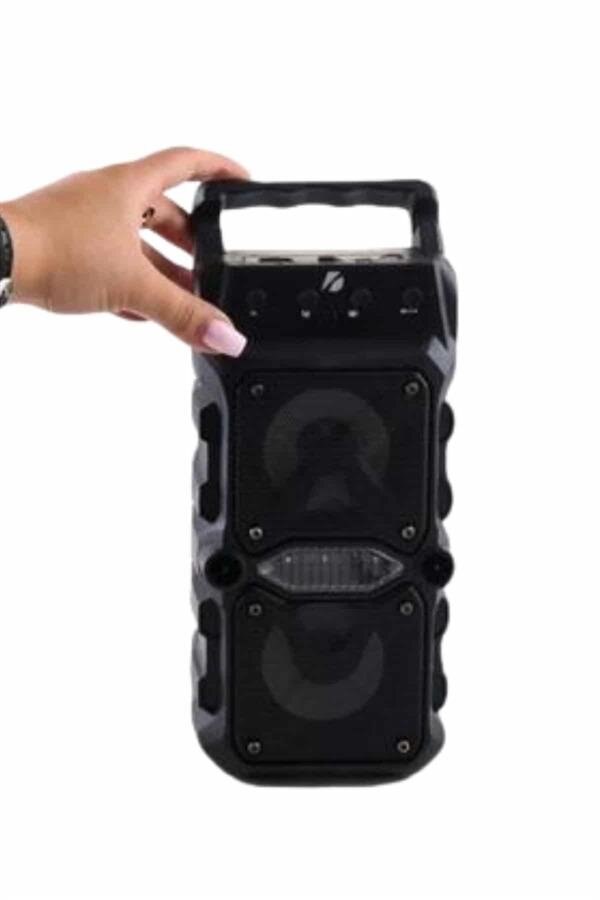 Bluetooth Hoparlör Çift Mikrofonlu Güçlü Ses Kaliteli Kesintisiz Kablosuz 4 Bluetooth Hoparlör Çift Mikrofonlu Güçlü Ses Kaliteli Kesintisiz Kablosuz - Görsel 4