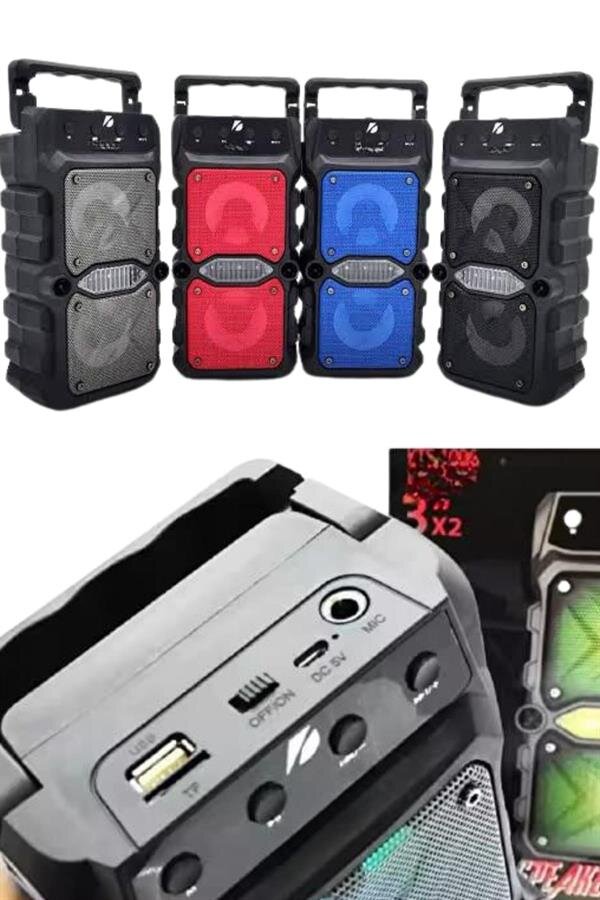 Bluetooth Hoparlör Çift Mikrofonlu Güçlü Ses Kaliteli Kesintisiz Kablosuz 1 Bluetooth Hoparlör Çift Mikrofonlu Güçlü Ses Kaliteli Kesintisiz Kablosuz