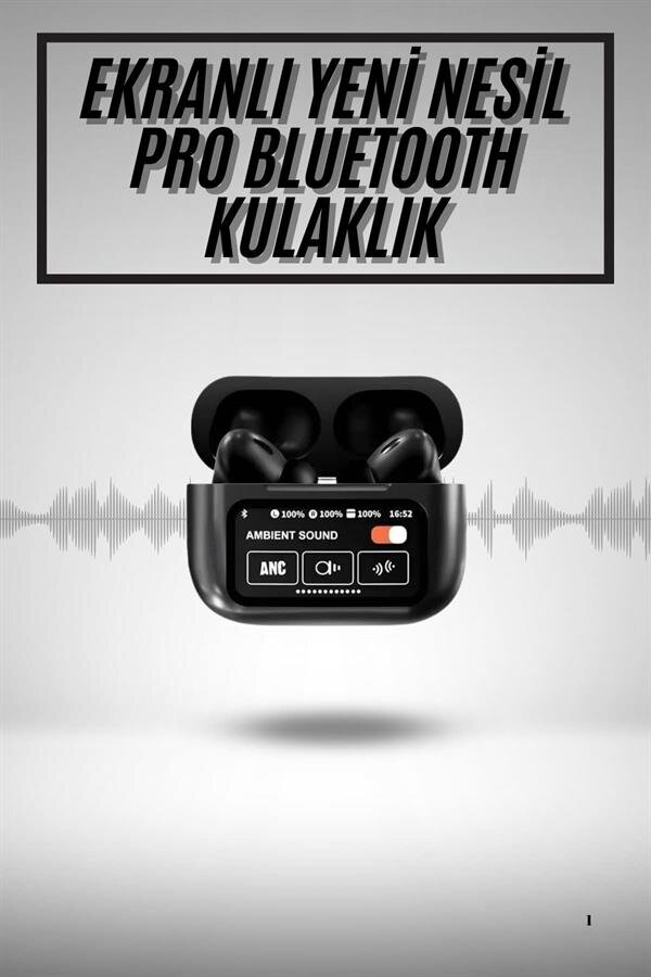 2.Nesil Pro Ekranlı Sesli Görüşme Yapabilen Kablosuz Bluetooth Kulaklık 2 2.Nesil Pro Ekranlı Sesli Görüşme Yapabilen Kablosuz Bluetooth Kulaklık - Görsel 2