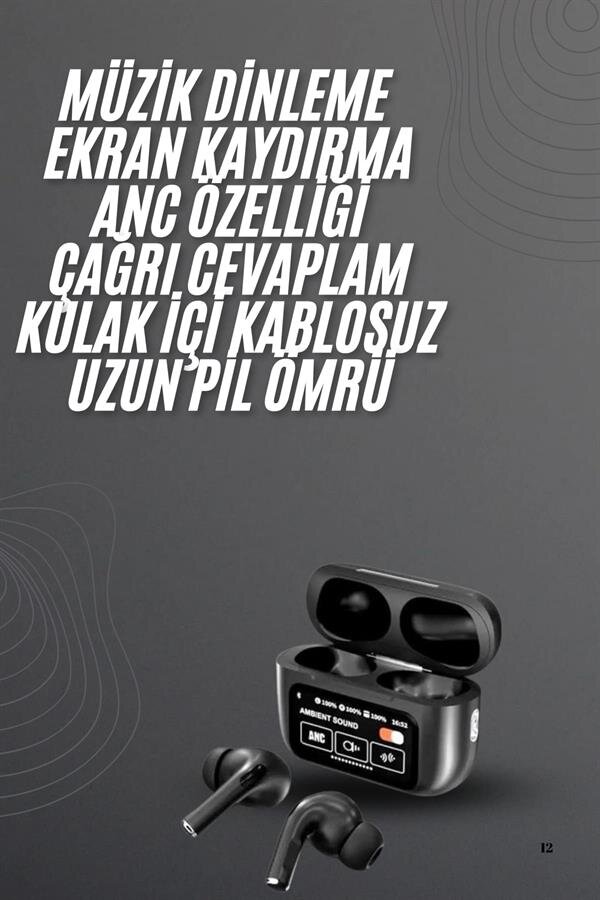 Yeni Nesil Pro Ekranlı Bluetooth Kulaklık 5.0 Bluetooth 1 Yeni Nesil Pro Ekranlı Bluetooth Kulaklık 5.0 Bluetooth