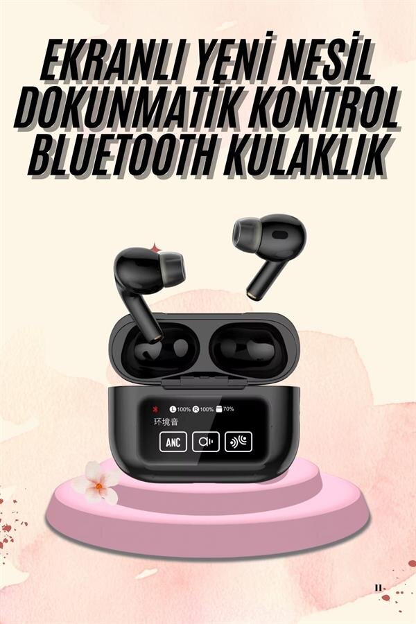 Yeni Nesil Pro Ekranlı Bluetooth Kulaklık 5.0 Bluetooth 2 Yeni Nesil Pro Ekranlı Bluetooth Kulaklık 5.0 Bluetooth - Görsel 2