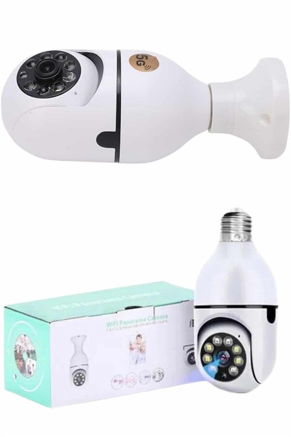 Güvenlik Kamerası Wi-Fi Özellikli 360 Derece Full Hd 1080p Ampül Kamera 4 Güvenlik Kamerası Wi-Fi Özellikli 360 Derece Full Hd 1080p Ampül Kamera - Görsel 4