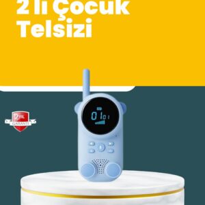 Haydiburaya 16 LCD Ekranlı Çocuk Telsizi – İki Yönlü Ses 1-3 km Çekim Mesafesi