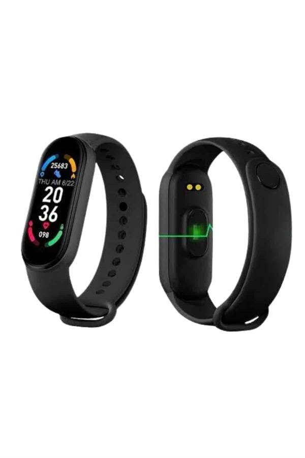 M6 Akıllı Bileklik Siyah Adımsayar Spor Takibi Android ve İOS Uyumlu 1 M6 Akıllı Bileklik Siyah Adımsayar Spor Takibi Android ve İOS Uyumlu