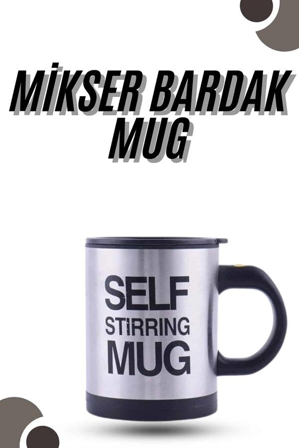 Karıştırıcı Özellikli Mikser Kupa Bardak Kompakt Taşınabilir Mug 2 Karıştırıcı Özellikli Mikser Kupa Bardak Kompakt Taşınabilir Mug - Görsel 2
