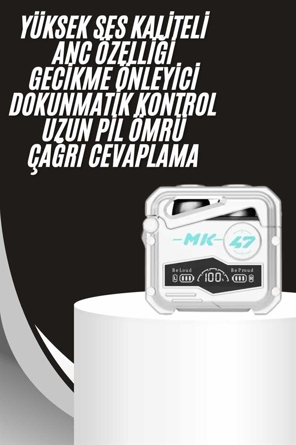 Gecikme Önleyici Oyuncu Kulaklığı Bluetooth Bağlantılı ANC Özelliği 5.0 Bluetooth 1 Gecikme Önleyici Oyuncu Kulaklığı Bluetooth Bağlantılı ANC Özelliği 5.0 Bluetooth