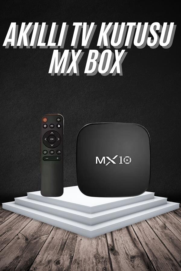 Akıllı TV kutusu Mx Box Android 7.1 TV kutusu 2.4G Wifi 2 Akıllı TV kutusu Mx Box Android 7.1 TV kutusu 2.4G Wifi - Görsel 2