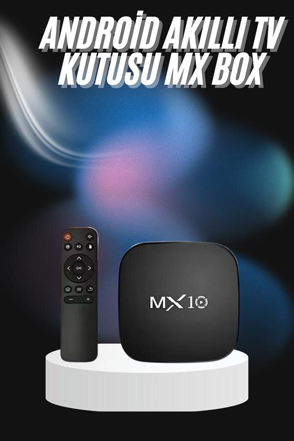 2.4G Wifi Tv Box Medya Oynatıcı TV Uyumlu MX Box Kutusu Android TV 2 2.4G Wifi Tv Box Medya Oynatıcı TV Uyumlu MX Box Kutusu Android TV - Görsel 2