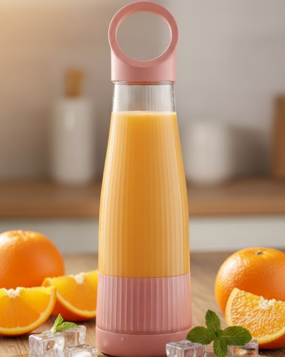 USB Şarjlı Taşınabilir Smoothie ve Meyve Blender 1 USB Şarjlı Taşınabilir Smoothie ve Meyve Blender