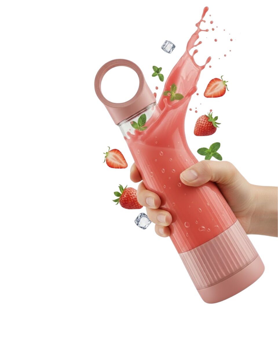 Pratik Kullanımlı 400 ml Taşınabilir Blender 2 Pratik Kullanımlı 400 ml Taşınabilir Blender - Görsel 2