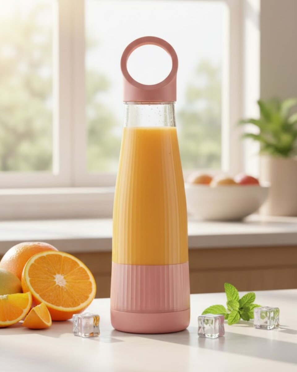 Taşınabilir Smoothie Blender 400 ml USB Şarjlı 1 Taşınabilir Smoothie Blender 400 ml USB Şarjlı