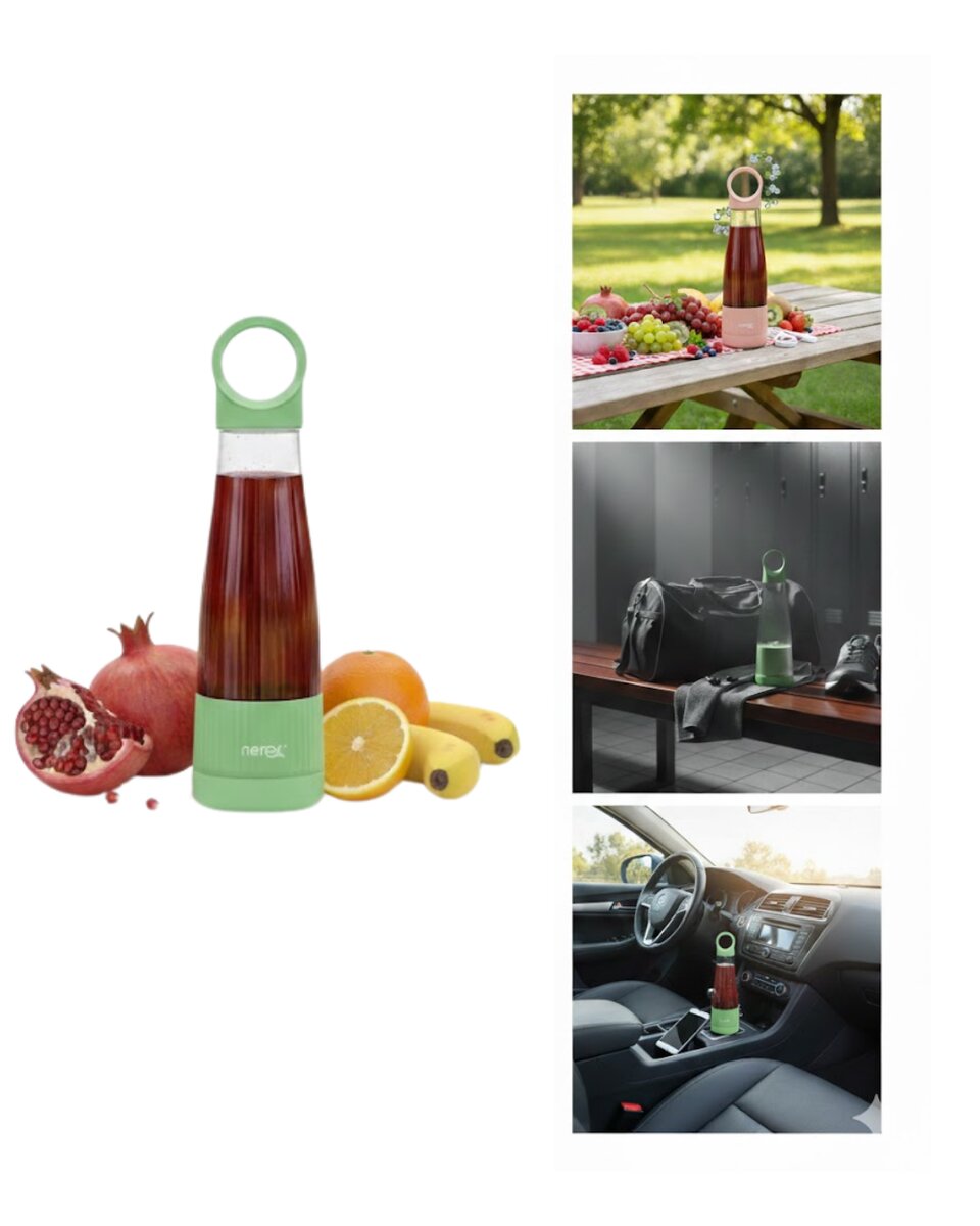 Sağlıklı İçecekler İçin Kompakt USB Şarjlı Blender 4 Sağlıklı İçecekler İçin Kompakt USB Şarjlı Blender - Görsel 4