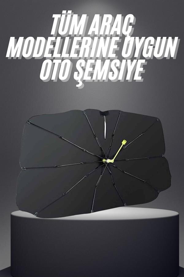 Yeni Nesil Tüm Araç Modellerine Uygun Oto Şemsiye Katlanabilir UV Işınlarına Karşı 2 Yeni Nesil Tüm Araç Modellerine Uygun Oto Şemsiye Katlanabilir UV Işınlarına Karşı - Görsel 2