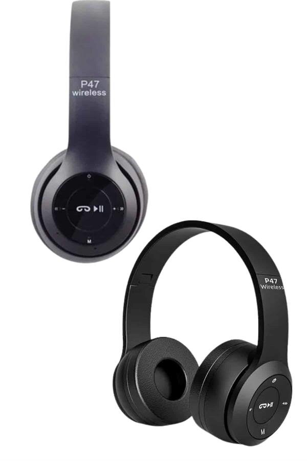 Kulak Üstü Bluetooth Kulaklık Yüksek Ses Kaliteli Ayarlanabilir 4 Kulak Üstü Bluetooth Kulaklık Yüksek Ses Kaliteli Ayarlanabilir - Görsel 4