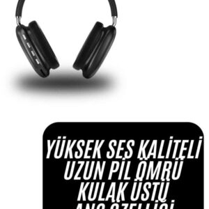 Haydiburaya 11 Kulak Üstü Kablosuz Bluetooth Kulaklık Yumuşak Süngerli SD Kart Girişli