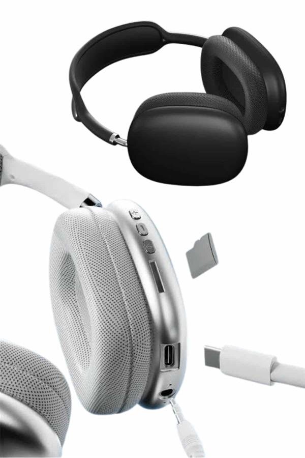 2025 Model Kulak Üstü Kablosuz Bluetooth Kulaklık Gürültü Azalta Uzun Pil 4 2025 Model Kulak Üstü Kablosuz Bluetooth Kulaklık Gürültü Azalta Uzun Pil - Görsel 4
