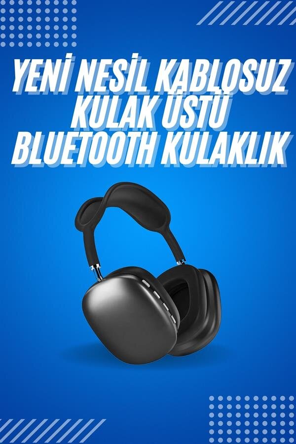 2025 Model Kulak Üstü Kablosuz Bluetooth Kulaklık Gürültü Azalta Uzun Pil 2 2025 Model Kulak Üstü Kablosuz Bluetooth Kulaklık Gürültü Azalta Uzun Pil - Görsel 2