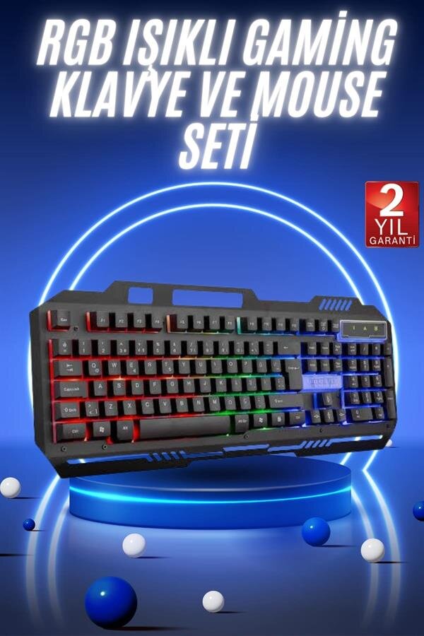 Gaming Oyuncu Klavyesi Led Aydınlatmalı Mekanik Hisli 2 Gaming Oyuncu Klavyesi Led Aydınlatmalı Mekanik Hisli - Görsel 2