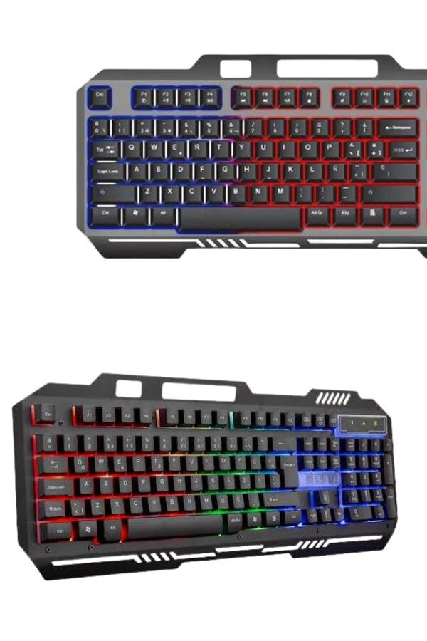 Gaming Oyuncu Klavyesi Led Aydınlatmalı Mekanik Hisli 3 Gaming Oyuncu Klavyesi Led Aydınlatmalı Mekanik Hisli - Görsel 3