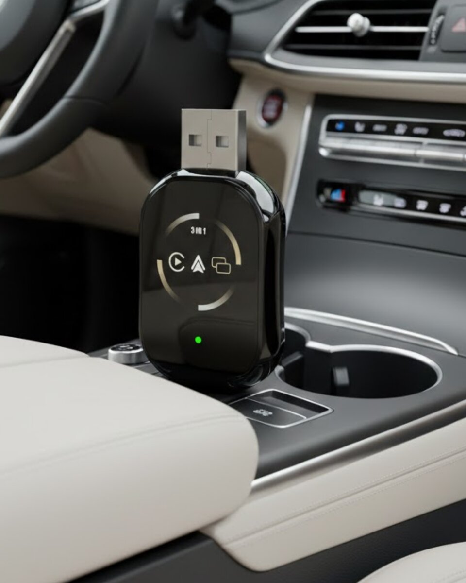 Kablosuz CarPlay Android Auto Dönüştürücü Kablo Derdi Olmadan Bağlantı 1 Kablosuz CarPlay Android Auto Dönüştürücü Kablo Derdi Olmadan Bağlantı
