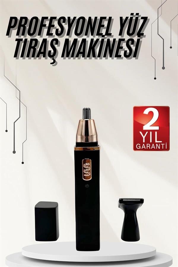 Kulak Burun Tıraş Makinesi Taşınabilir Şarjlı 3 Başlıklı Uzun Ömürlü 2 Kulak Burun Tıraş Makinesi Taşınabilir Şarjlı 3 Başlıklı Uzun Ömürlü - Görsel 2
